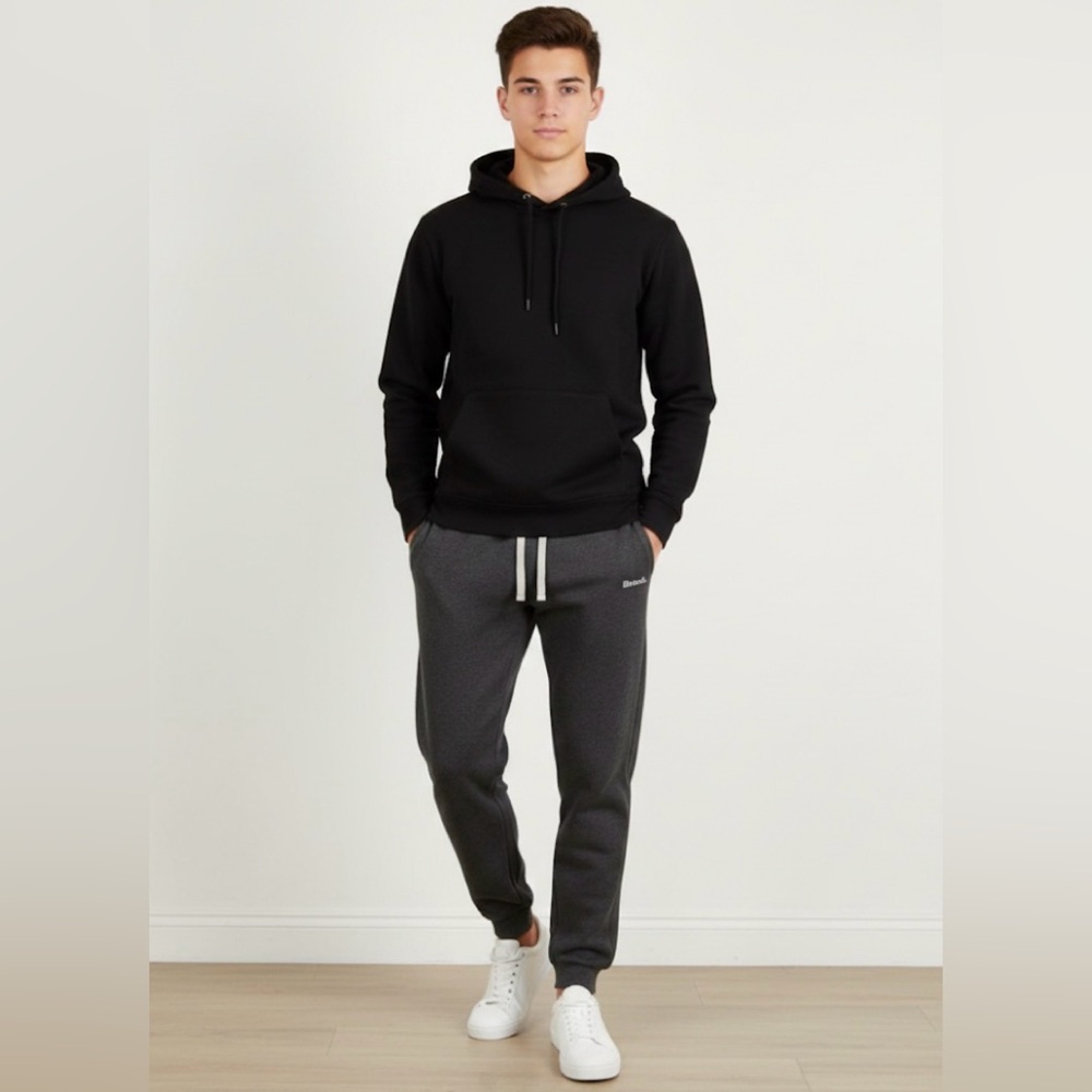 Bench Active Sweatpants Joggers Youth Boy XXL 18/20 Grey Sporty Athletic